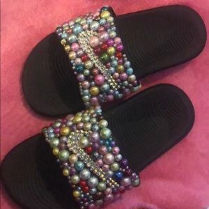 Custom Nike slides